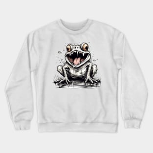 Creepy Frog Crewneck Sweatshirt